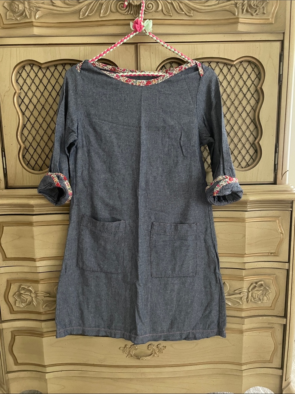 Vintage Pocket Tunic Dress